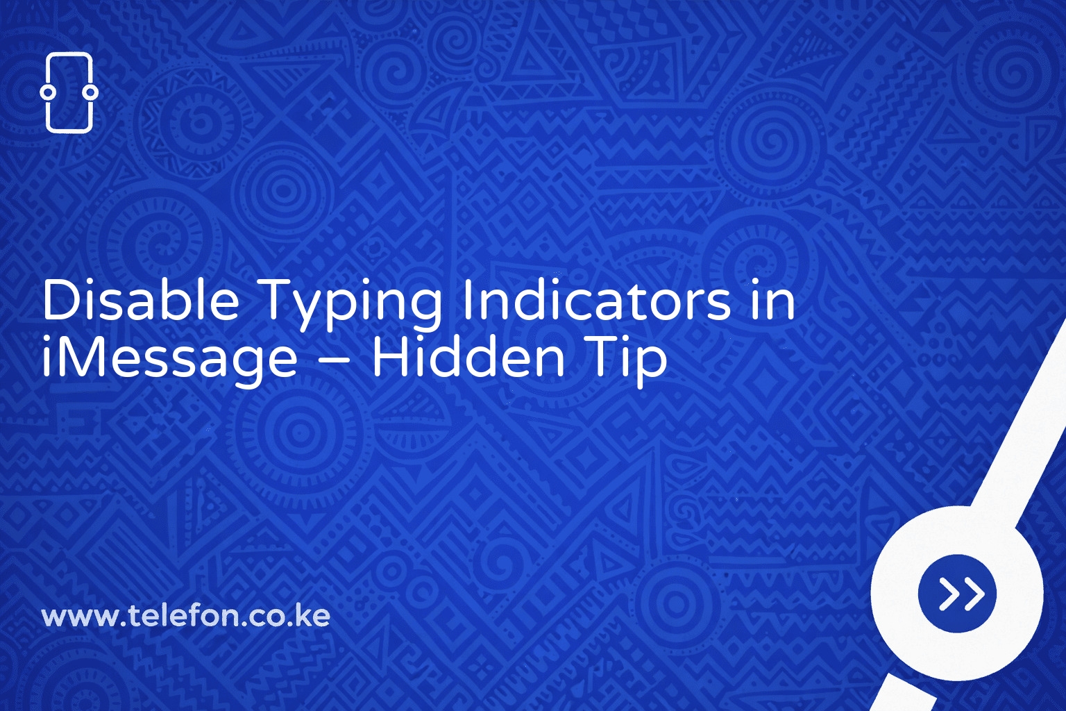 Disable Typing Indicators in iMessage – Hidden Tip