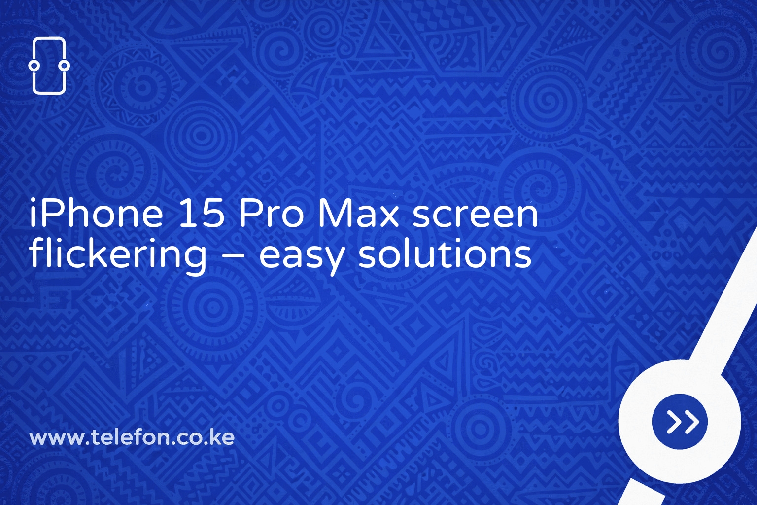 iPhone 15 Pro Max screen flickering – easy solutions