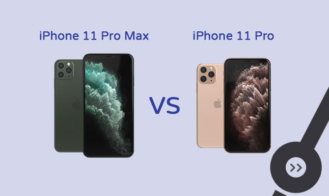 iPhone Comparison: iPhone 11 Pro Max vs iPhone 11 Pro