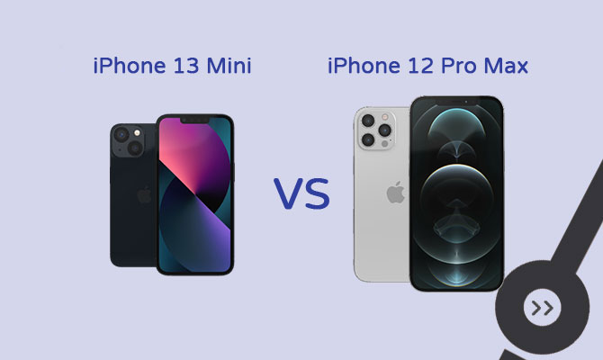 iPhone Comparison: iPhone 13 Mini vs iPhone 12 Pro Max