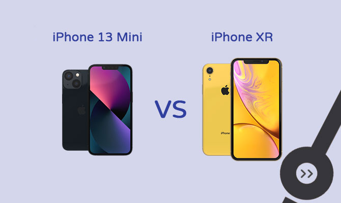 iPhone Comparison: iPhone 13 Mini vs iPhone XR • Telefon