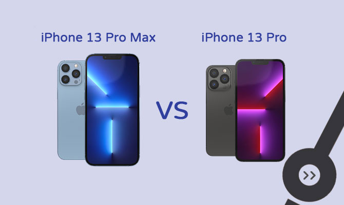 iPhone Comparison: iPhone 13 Pro Max vs iPhone 13 Pro