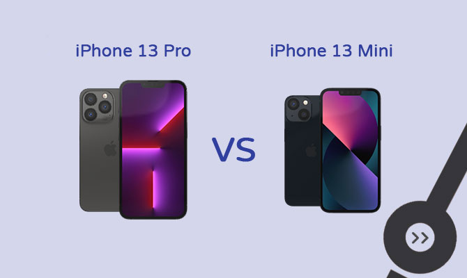 iPhone Comparison: iPhone 13 Pro vs iPhone 13 Mini