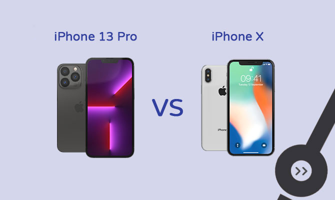 iPhone Comparison: iPhone 13 Pro vs iPhone X