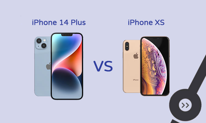 iPhone Comparison: iPhone 14 Plus vs iPhone XS