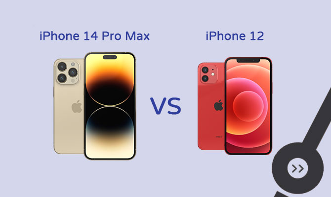 iPhone Comparison: iPhone 14 Pro max vs iPhone 12
