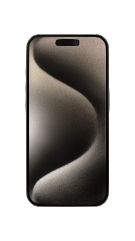 iPhone 15 Pro in Natural Titanium